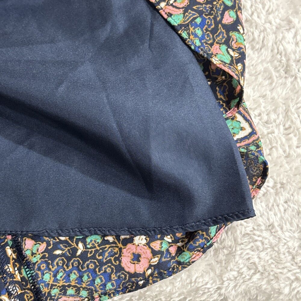 J Crew Flutter Sleeve Dress H5402 Medallion Print Multicolor Size 10 Boho Chic - Picture 8 of 10